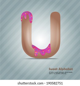 Sweet alphabet U