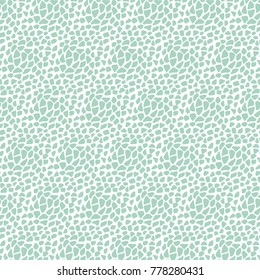 Sweet animal print background, mint green color, textile, animal decoration, hand drawn illustration