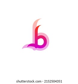 Sweet B Letter Logo Vector Illustration Stock Vector (Royalty Free ...