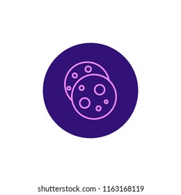 Sweet baked icon