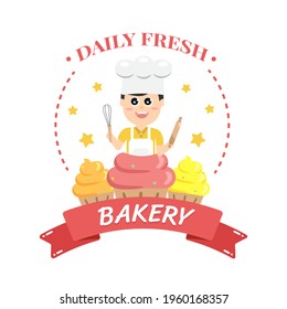 Sweet bakery and bread labels design for sweets shop