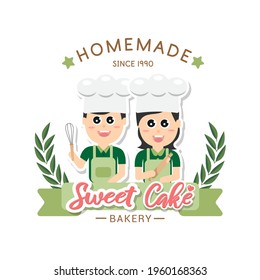 Sweet bakery and bread labels design for sweets shop