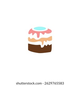 Sweet bakery cake vector logo design