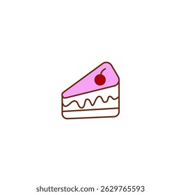 Sweet bakery cake vector logo design