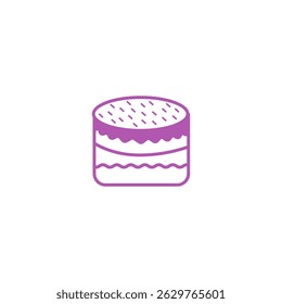 Sweet bakery cake vector logo design