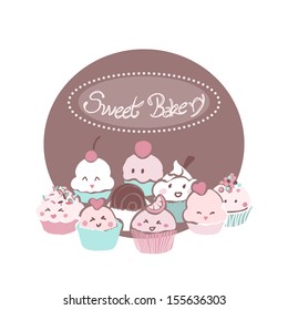 tarjeta de panadería dulce