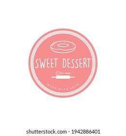 Sweet Bakery Logo, Bakery and Dessert Logo Flat Design Vector