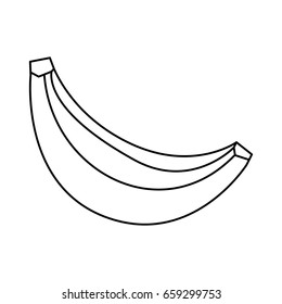 Sweet banana fruit