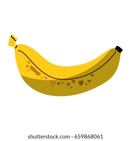 Sweet banana fruit
