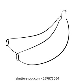 Sweet bananas fruit