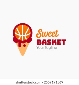 Sweet Basket Logo Design Template. Good for Business, Agency, Community and Organization.