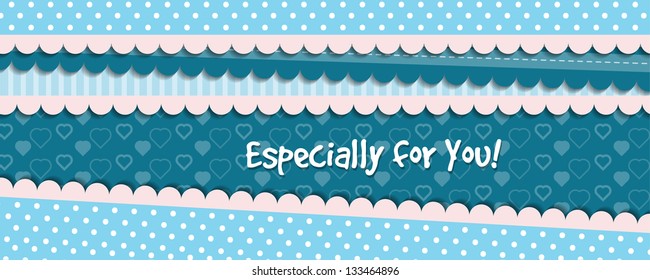 Sweet beauty modern abstract vector background for the boy