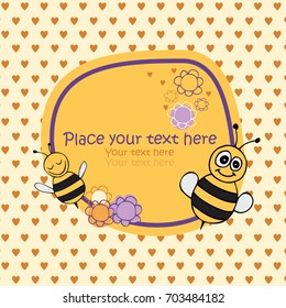 Sweet bee card