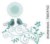 sweet birds on flourish