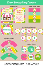 Sweet Birthday Party Package