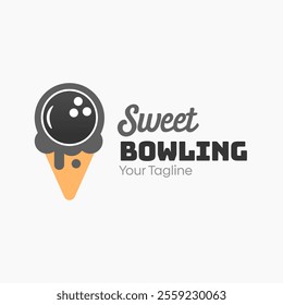 Sweet Bowling Logo Design Template. Good for Business, Agency, Community and Organization.