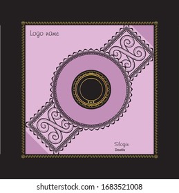 sweet box background pink black 