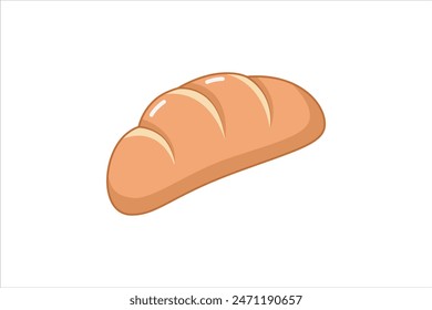 Sweet Bread Flat Sticker Design
