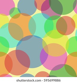 Sweet Bubbles on the light yellow background. Seamless Texture for background image on websites, e-mails, etc.