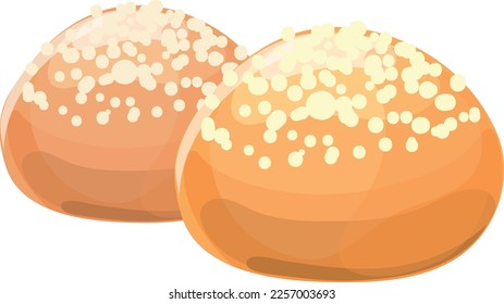 Dulce. Icono de la caricatura del pan duro