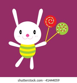 sweet bunny greeting