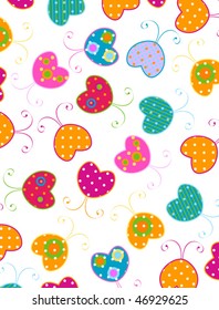 diseño de mariposas dulces