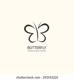 Sweet Butterfly. Vector icons pattern. flat design set