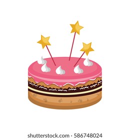 sweet cake card icon