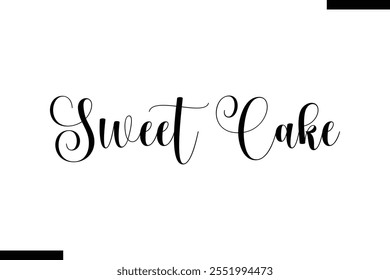 Sweet Cake Christmas quotes text typography