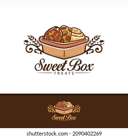 Sweet Cake Cookie Box Logo