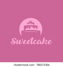 sweet cake Cupcake Logo 