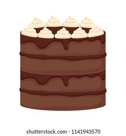 Sweet cake icon