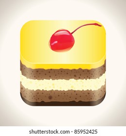 Sweet cake icon