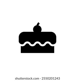 sweet cake icon design concept