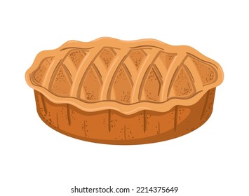 sweet cake icon isolated flat