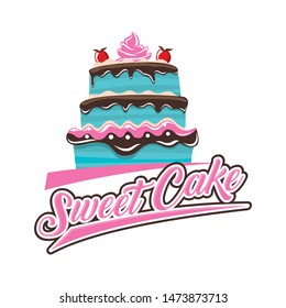 Sweet Cake Logo, Cake Logo