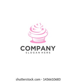 Sweet cake logo design

for food and drink industries or so on