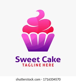 Sweet cake logo design inspiration