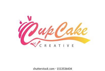 Sweet Cake Logo Vector. Vector Illustrations