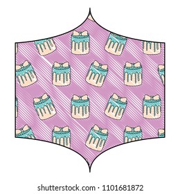 Sweet cake pattern