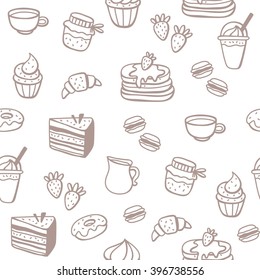 Sweet cake pattern