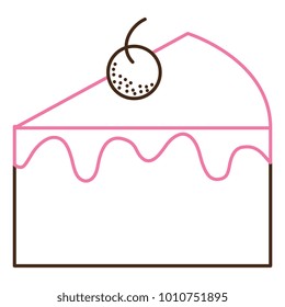 sweet cake portion icon