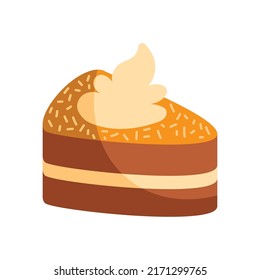 Portionssymbol für Süßkuchen einzeln