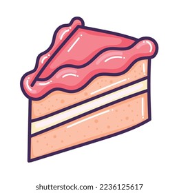 icono de repostería de torta dulce