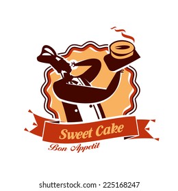 Sweet Cake. Vector format