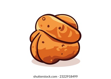 Sweet cake vector illustration. Dessert food symbol. Bakery design elements, logos, badges, labels, icons and objects.