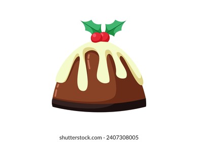 Sweet Cake Winter Sticker Design