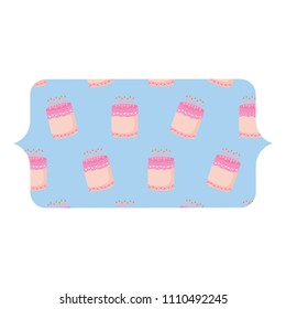 Sweet cakes pattern