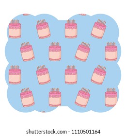 Sweet cakes pattern