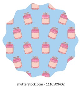 Sweet cakes pattern